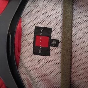 Gallery red rain jacket size L